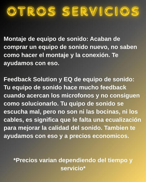 Otros servicios